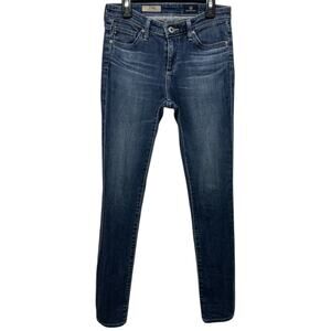 AG ADRIANO GOLDSCHMIED Jeans Womens Size 25 The Prima Mid Rise Cigarette Blue